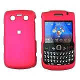 For Blackberry Bold Rubberized Hard Case Rose Pink