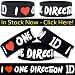 I Love One Direction Band One Inch Wristband 1D Wide 1" Bracelet