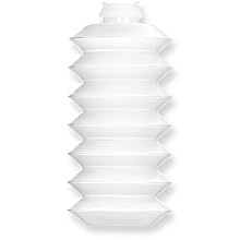 Qosina 74028 Natural LDPE Bellows Dispensing Bottle, 40mL Capacity (Pack of 25)
