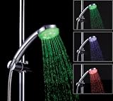 from IceMoon IceMoon Colour Changing LED Shower Head, Colour Changes with changing Water Temperature