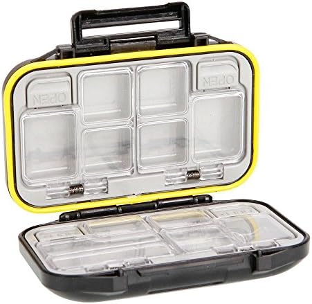 12 Compartments Fly Fishing Waterproof Fish Lure Spoon Hook Bait Tackle Box Case