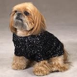 LARGE- BLACK - Chunky Metallic Knit Sweaters