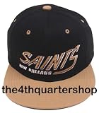 NEW New Orleans Saints NFL Two Tone Vintage Snapback Flatbill Cap / Hat