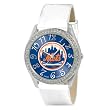 Game Time Women's MLB-GLI-NYM Glitz Classic Analog New York Mets Watch