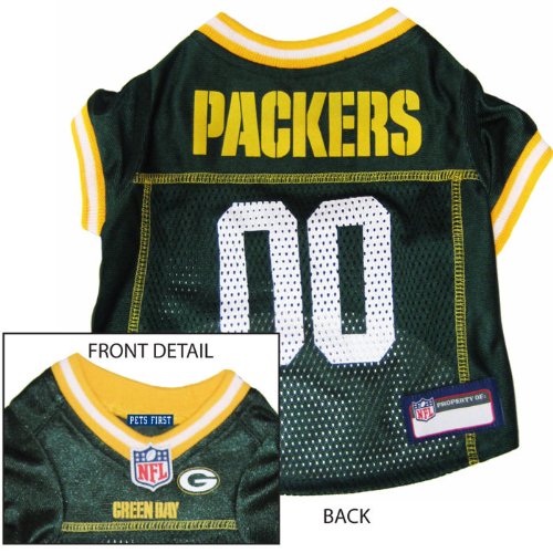 Green Bay Packers Dog Jersey - Extra Small Size