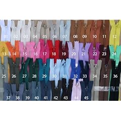 40 Rei�verschl�sse, 20 cm, sortiert