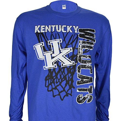 University of Kentucky Super Net on a Blue Long Sleeve Shirt