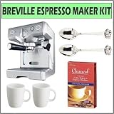 Breville 800ESXL Commercial 15-Bar Espresso Machine w/ Coffee Accessory Bundle