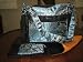 Kecci Frizzi MicroFiber Voyager Steel Blue & Black Asian Brocade Mommy Diaper Bag - Great Gift for B