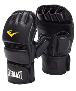Everlast 7562 - Guantes de lucha de piel sintética negro negro Talla:sm