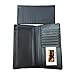 2015 Lone Star Men's Collection Concho Tooled Leather Bifold Wallet, Extra Checkbook. Coffee