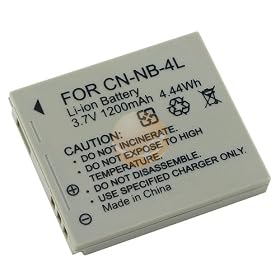 Extend NB-4L NB4L Battery Pack For Canon PowerShot IXUS