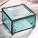 Graduation Gift Personalized Jewelry Box Engraved Glass Keepsake for High School Graduate Or College Grad Class of 2020 Daughter, Granddaughter, Girl, Friend J Devlin Box 898 EB217-3 (Windsor Blue)