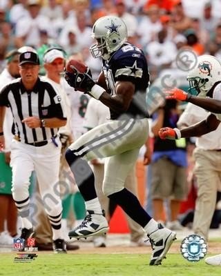 Terrell Owens Cowboys Catching Ball 8x10 Photo