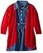 Limited Too Girls' 2 Piece Set Cardigan and Denim Dress