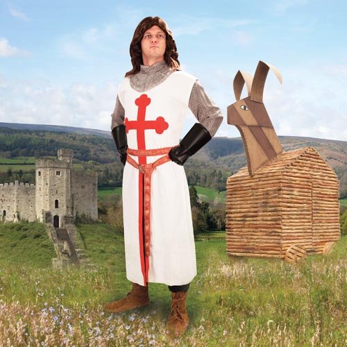 Monty Python and the Holy Grail: Sir Galahad Costume (L/XL) - Halloween Costumes