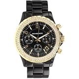 Michael Kors Quartz Black Gem Dial Black Band - Women039s Watch MK5301 on sale