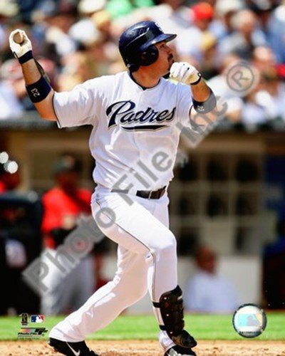 Adrian Gonzalez 2008 Batting Action Art Poster PRINT Unknown 8x10