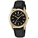 MTP1094Q-1A 3-Hand Analog Water Resistant Genuine Leather Band