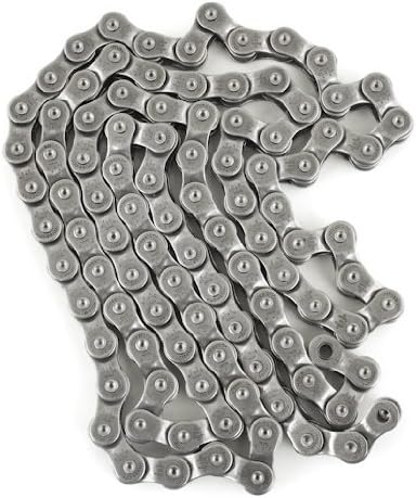 Half Link Chain For BMX Bikes Bicycles 1/2" x 1/8" Light Black Looks Gray