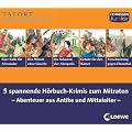 CD WISSEN Junior - TATORT GESCHICHTE - Sammel-Box - Abenteuer aus Antike und Mittelalter, 10 CDs