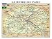 Le Metro de Paris Maps Art Poster Print, 32x24