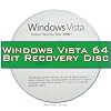 Windows Vista System Recovery disk Live Boot CD 64 bit DVD (disc works with Home Basic, Home Premium, Business, and Ultimate)