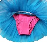 YiZYiF Girls Kids Ariel Mermaid Balllet Christmas Dance Tutu Dress Up Headband 7-8