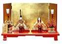 真多呂 雛人形 ひな人形 木目込人形 平飾り 親王飾り 伝統的工芸品 本金 飛鳥雛 h243-mt-2062 【2012年度新作】