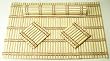 Bamboo Place Mats - Dinner Ware - Bamboo Place Mat Set in Natural Tan Color