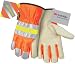 Memphis C32111l Safety Driver Luminator Grain Leather Glove, Large
