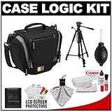 Case Logic TBC-306 Digital SLR Camera Holster Bag/Case (Black) with Deluxe  ....