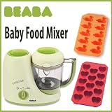 Beaba B2066 Babycook Baby Food Maker Plus Duck and Heart Cube Trays