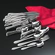 Oneida Flight 45-Piece Stainless-Steel Flatware Set, Service for 8
