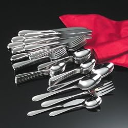 Oneida Flight 45-Piece Stainless-Steel Flatware Set, Service for 8