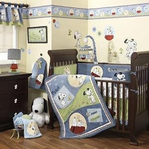 retro crib bedding