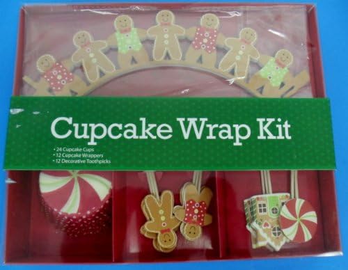 Gingerbread Man Cupcake Wrap Kit