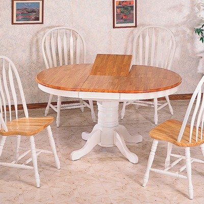 Morrison Oval Dining Table and White