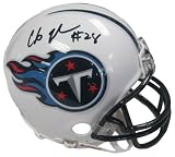 Chris Johnson Autographed/Hand Signed Tennessee Titans Football Mini Helmet