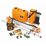 JOHNSON AccuLine Pro 40-6570 Automatic-Leveling Rotary Laser Level Kit with GreenBrite... by Laser Level