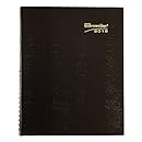 Brownline 2016 Coilpro Monthly Planner, 14 Months, Black, 8.875" x 7.125" (CB1200C.BLK-16)