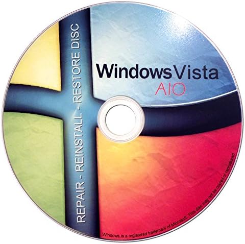 Windows Vista AIO 32bit/64bit for Home Basic, Home Premium, Business, Enterprise, or Ultimate (Repair-Restore-Reinstall)