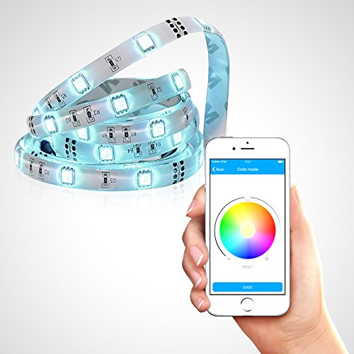 Satechi IQ LED帯状ライト iOS iPhone iPad アプリ操作 マルチカラーRGB LEDネオン アクセント照明