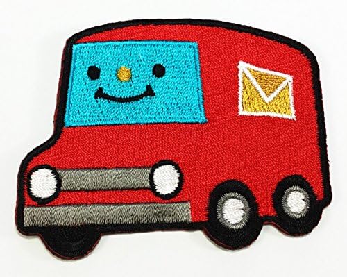 Mail Van Truck Post Office DIY Applique Embroidered Sew Iron on Patch p#53