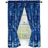 STAR WARS WINDOW PANELS (2 PANELS WITH TIEBACKS 42X63)