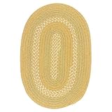 10x13 Oval Braided Durable Bronze Area Rug