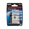Uniross AA 2700mAh (4) Rechargeable Battery Ni-Mh