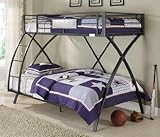 Spaced Out Twin/Full Bunk Bed By Homelegance