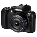 Samsung NX5 Systemkamera (14 Megapixel, 7,6 cm (3 Zoll) Display, HD Video, Bildstabilisierung) inkl. 18-55 mm Objektiv OIS schwarz