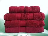 Review CalCot  / MARRIKAS 6 PC SUPIMA COTTON TOWEL SET POMEGRANATE, POMEGRANATE